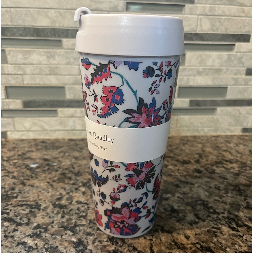 Vera Bradley 16oz travel mug NWT - Picture 6 of 8